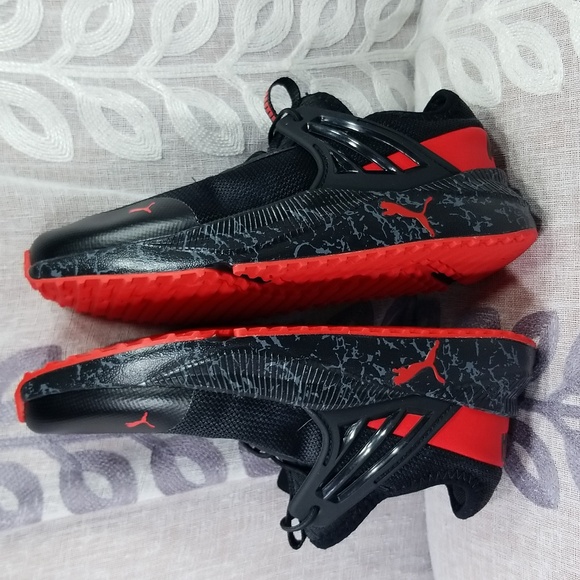 Boys' Puma Little Kid Pacer Future Marbelized Running Shoes size 3C - Picture 9 of 17